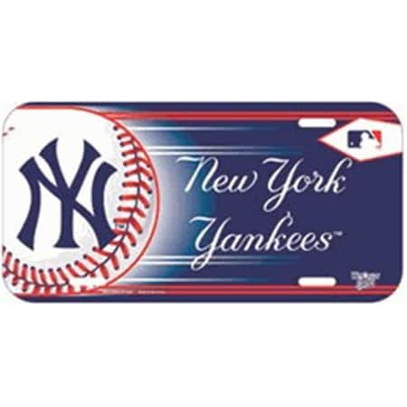 Caseys New York Yankees License Plate Plastic 3208585885